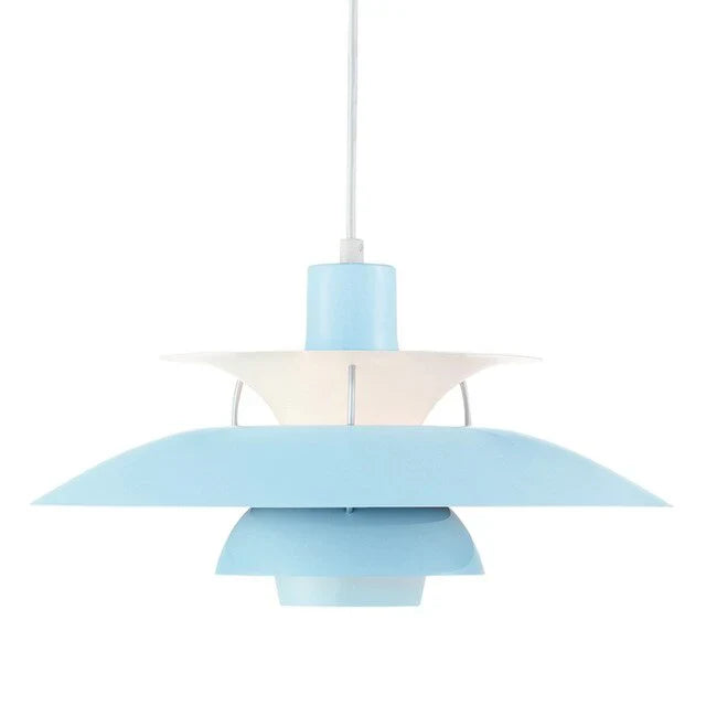 Hanglamp Scandinavisch met Gelaagde Kap en Verstelbaar Snoer ##POS:17##