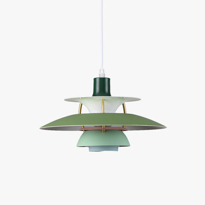 Hanglamp Scandinavisch met Gelaagde Kap en Verstelbaar Snoer