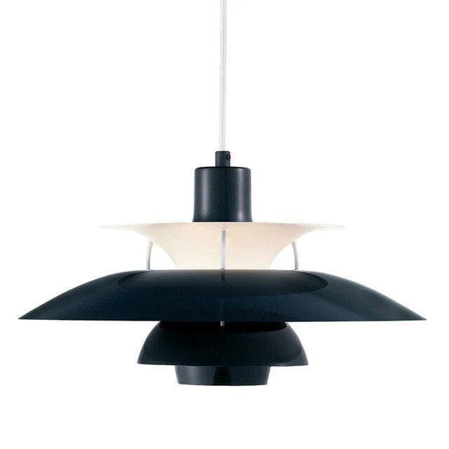 Hanglamp Scandinavisch met Gelaagde Kap en Verstelbaar Snoer