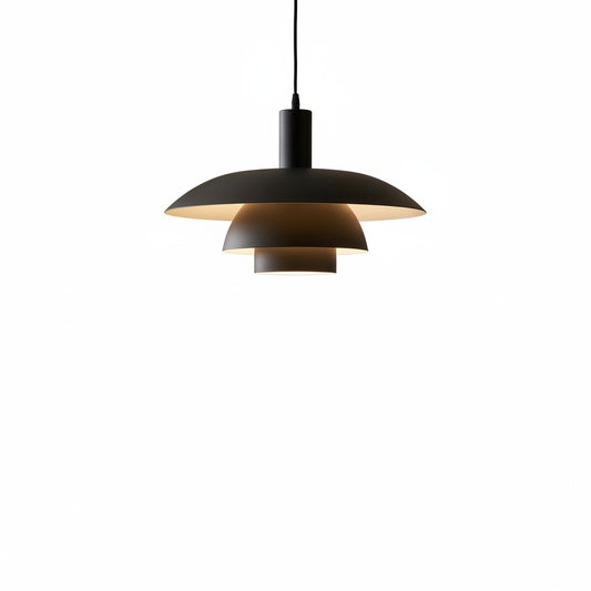 Hanglamp Scandinavisch met Gelaagde Kap en Verstelbare Hoogte