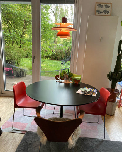 Hanglamp Scandinavisch met Gelaagde Kap en Verstelbare Hoogte