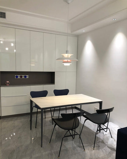 Hanglamp Scandinavisch met Gelaagde Kap en Verstelbare Hoogte