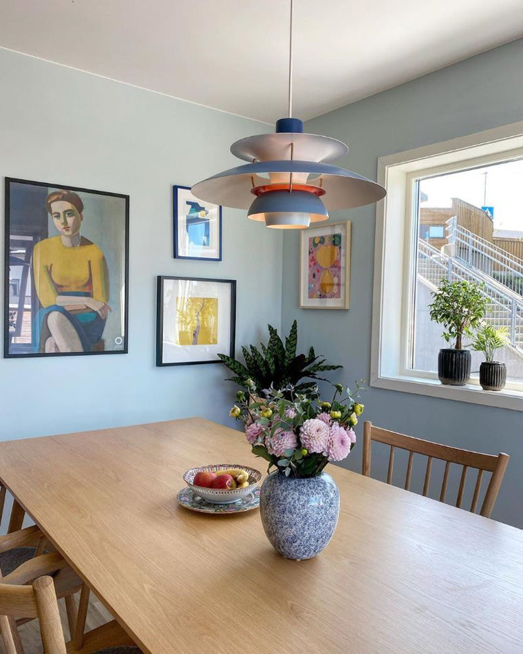 Hanglamp Scandinavisch met Gelaagde Kap en Verstelbare Hoogte