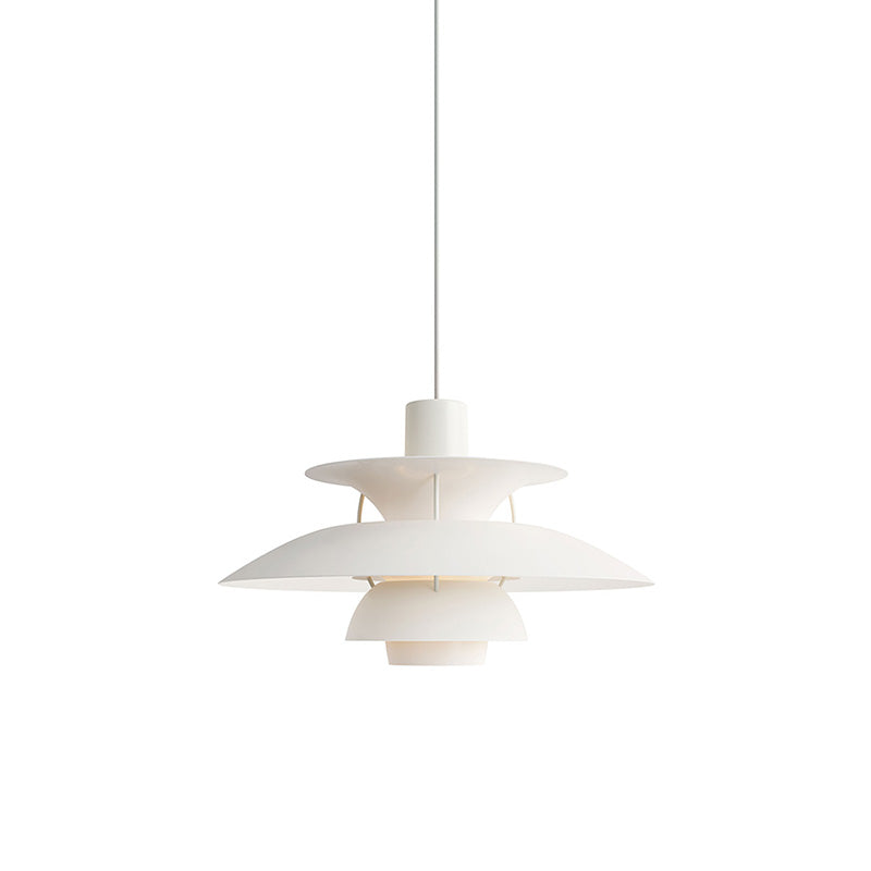 Hanglamp Scandinavisch met Gelaagde Kap en Verstelbare Hoogte