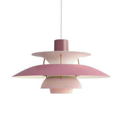 Hanglamp Scandinavisch met Gelaagde Kap en Verstelbare Hoogte