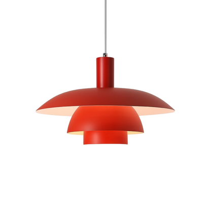 Hanglamp Scandinavisch met Gelaagde Kap en Verstelbare Hoogte