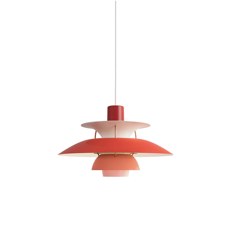 Hanglamp Scandinavisch met Gelaagde Kap en Verstelbare Hoogte