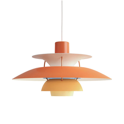 Hanglamp Scandinavisch met Gelaagde Kap en Verstelbare Hoogte