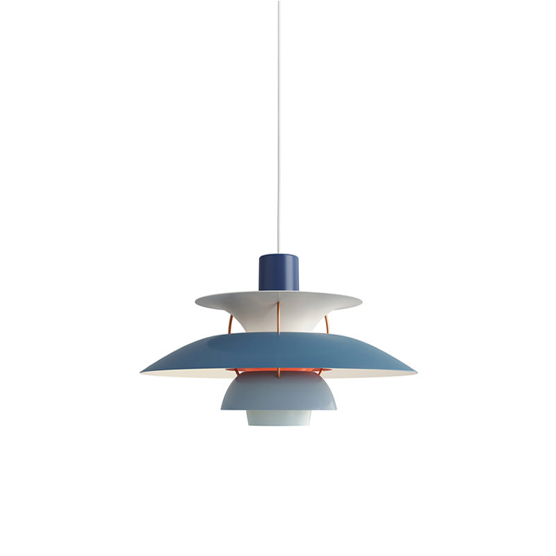 Hanglamp Scandinavisch met Gelaagde Kap en Verstelbare Hoogte