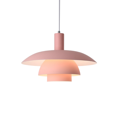 Hanglamp Scandinavisch met Gelaagde Kap en Verstelbare Hoogte