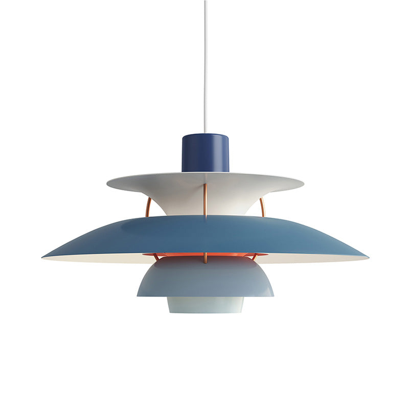 Hanglamp Scandinavisch met Gelaagde Kap en Verstelbare Hoogte