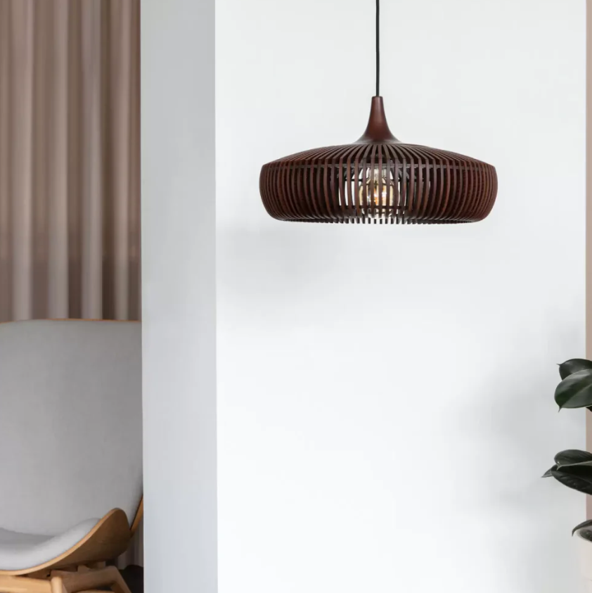 Hanglamp Scandinavisch met Lamellen Design en E27 Fitting