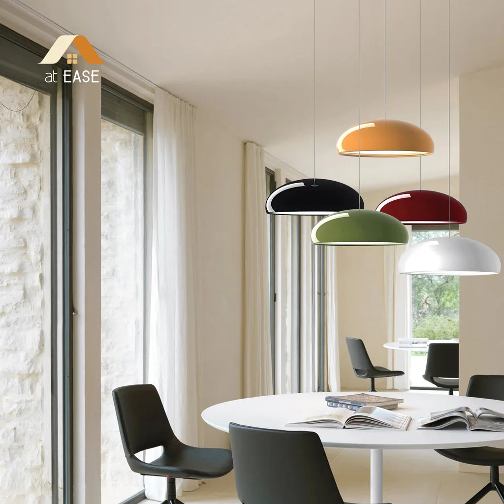 Hanglamp Scandinavisch met Ronde Schaalvorm en E27 Fitting