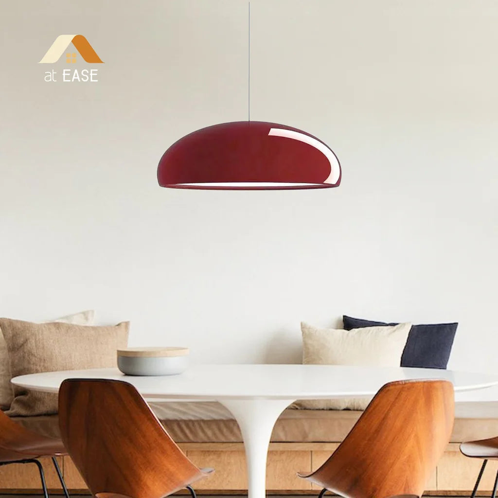 Hanglamp Scandinavisch met Ronde Schaalvorm en E27 Fitting