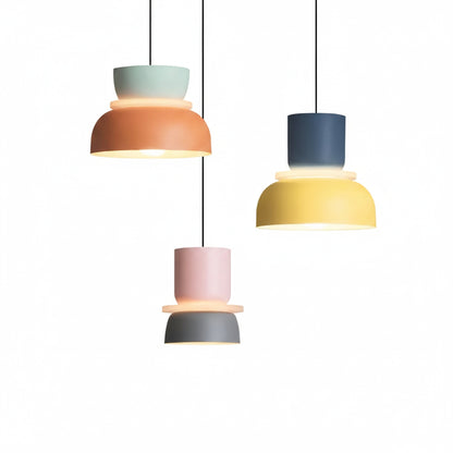 Hanglamp Scandinavisch met Tweelaagse Kap en Verstelbare Hoogte