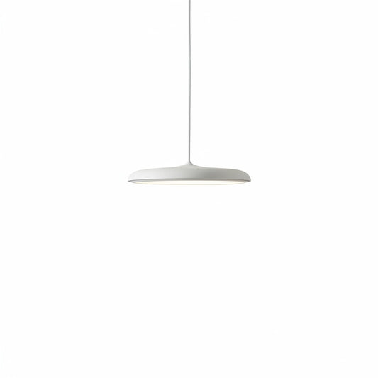 Hanglamp Scandinavisch Minimalistisch met Platte Ronde Kap en Geïntegreerde LED