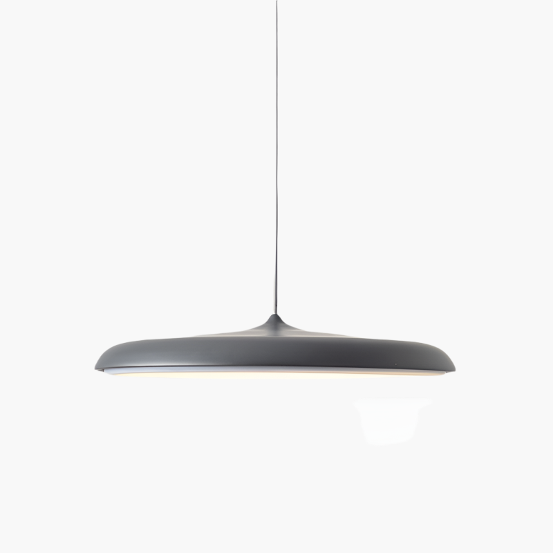 Hanglamp Scandinavisch Minimalistisch met Platte Ronde Kap en Geïntegreerde LED