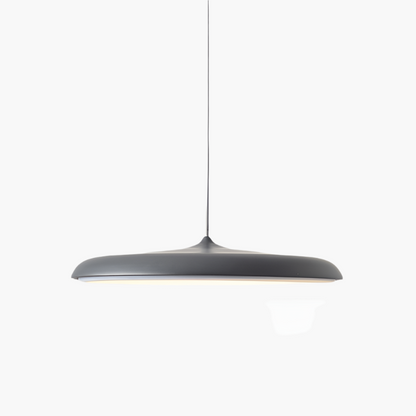 Hanglamp Scandinavisch Minimalistisch met Platte Ronde Kap en Geïntegreerde LED