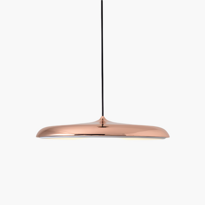 Hanglamp Scandinavisch Minimalistisch met Platte Ronde Kap en Geïntegreerde LED