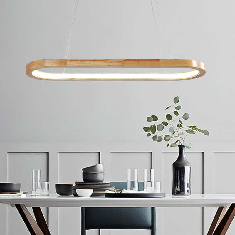 Hanglamp Scandinavisch Ovaal met Geïntegreerde LED en Drieweg Kleurwissel