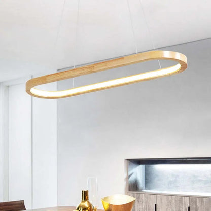 Hanglamp Scandinavisch Ovaal met Geïntegreerde LED en Drieweg Kleurwissel