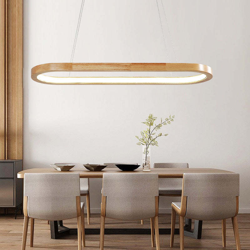 Hanglamp Scandinavisch Ovaal met Geïntegreerde LED en Drieweg Kleurwissel