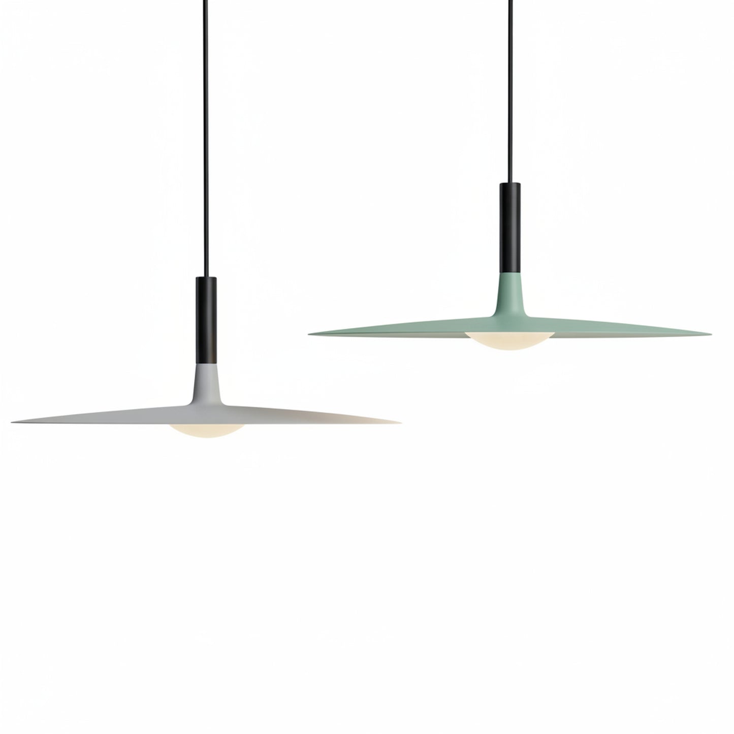 Hanglamp Scandinavisch Plat met Slank Design en Warm LED Licht