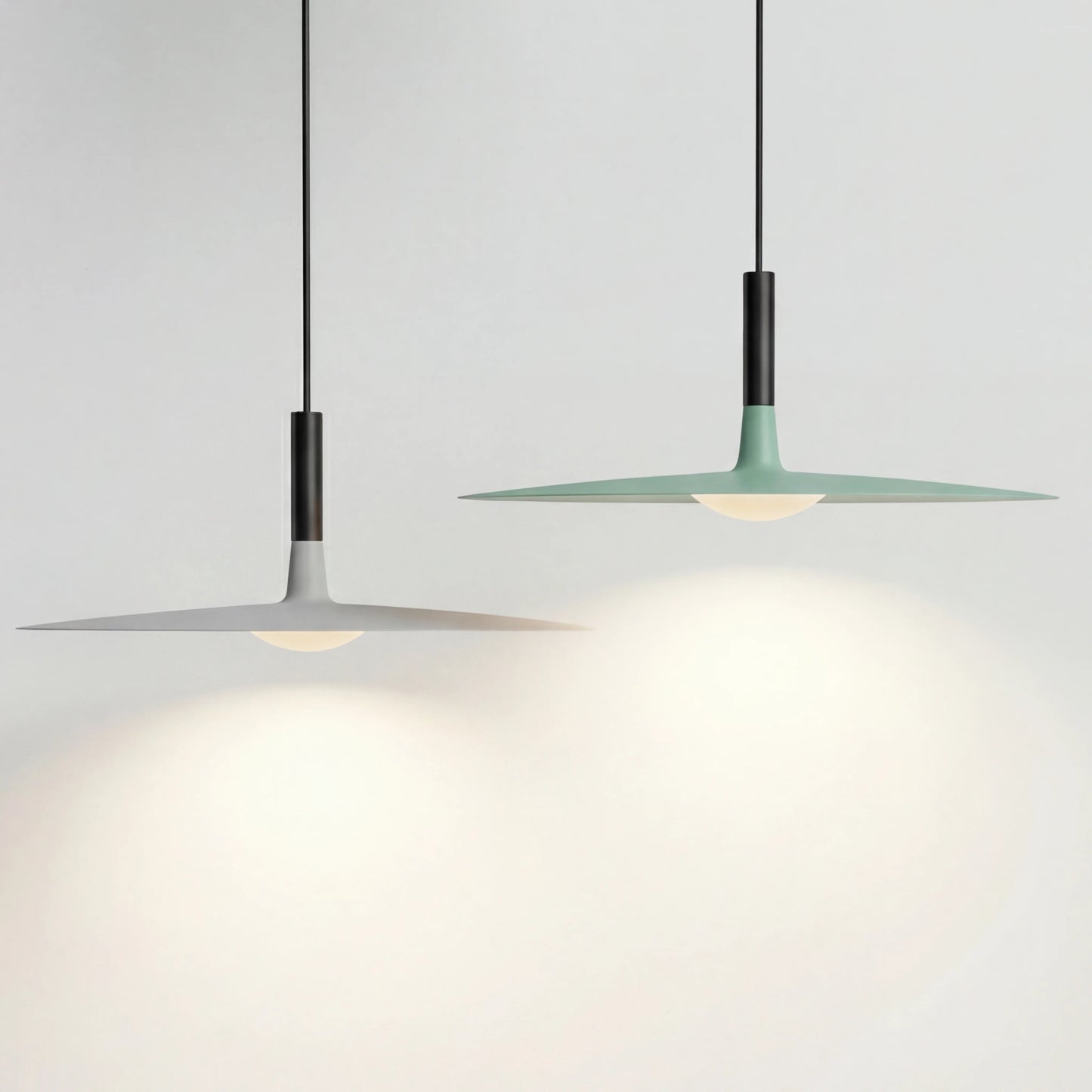 Hanglamp Scandinavisch Plat met Slank Design en Warm LED Licht