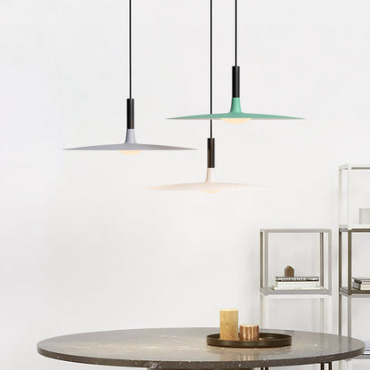 Hanglamp Scandinavisch Plat met Slank Design en Warm LED Licht