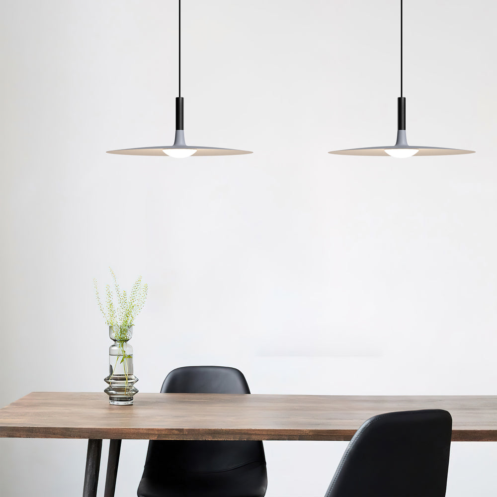Hanglamp Scandinavisch Plat met Slank Design en Warm LED Licht