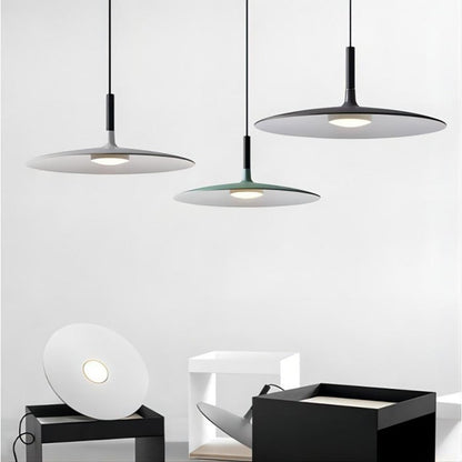 Hanglamp Scandinavisch Plat met Slank Design en Warm LED Licht