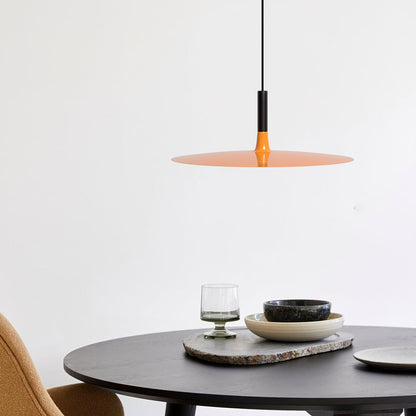 Hanglamp Scandinavisch Plat met Slank Design en Warm LED Licht