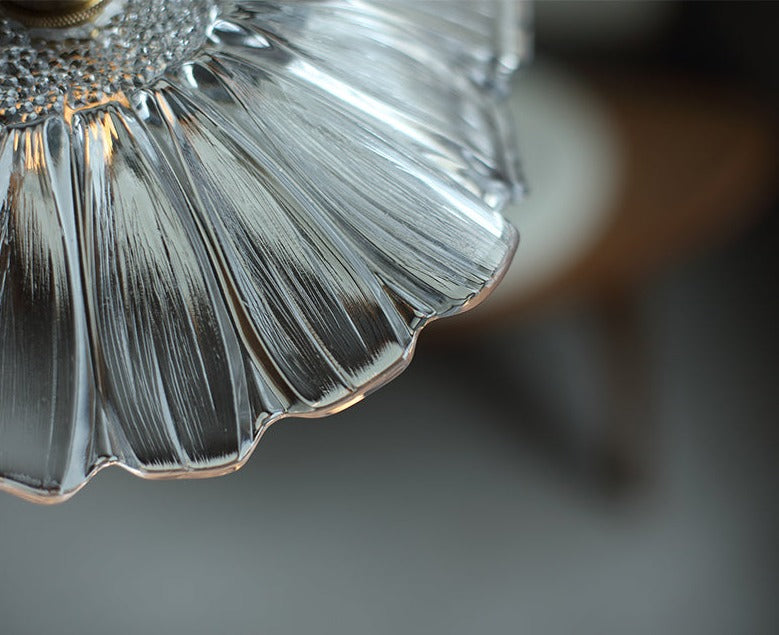 Hanglamp Vintage met Bloemvormige Glazen Kap