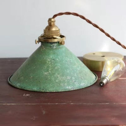 Hanglamp Vintage Rustiek met Conische Kap en Verstelbare Hoogte