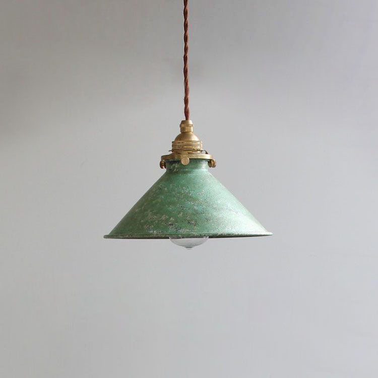 Hanglamp Vintage Rustiek met Conische Kap en Verstelbare Hoogte