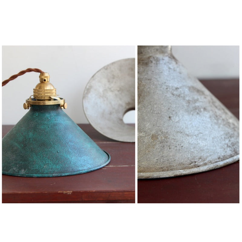 Hanglamp Vintage Rustiek met Conische Kap en Verstelbare Hoogte