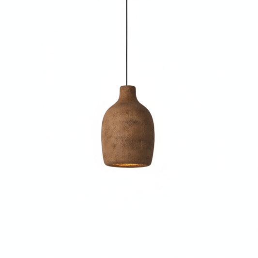 Hanglamp Vintage Wabi-Sabi met Flesvorm en E27 Fitting