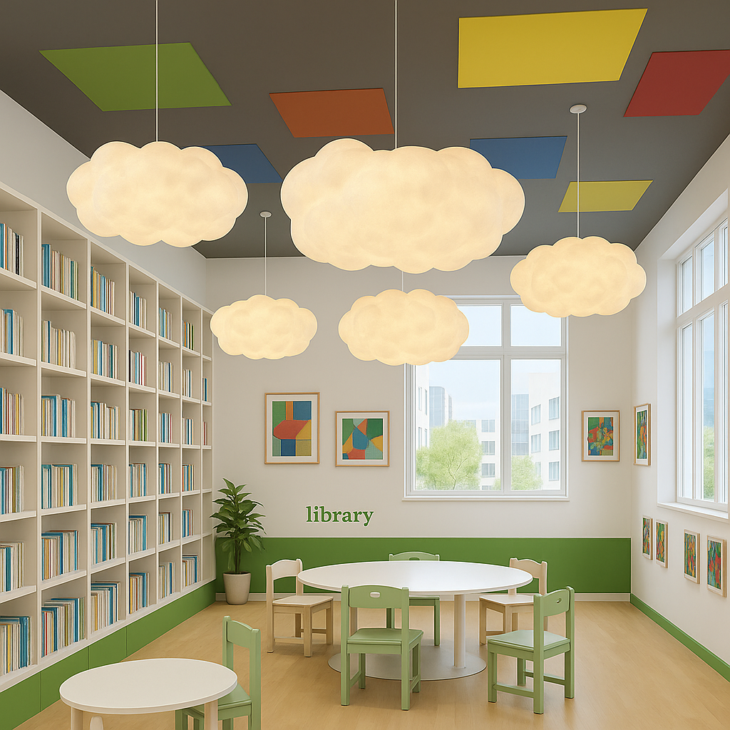Hanglamp Wolk Modernistisch met Wolkvorm en Verstelbare Hoogte