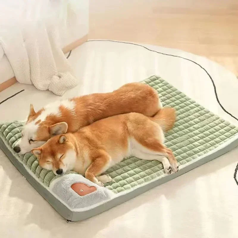 Honden- en Kattenmand met Afneembare Wasbare Hoes en Gevoerde Bodem