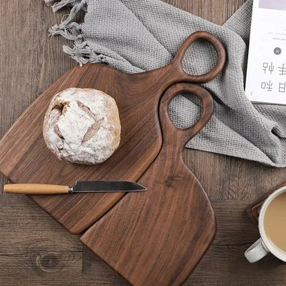 Houten Snijplank met Ringgreep voor Snijden en Serveren ##POS:3##