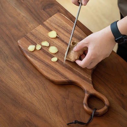 Houten Snijplank met Ringgreep voor Snijden en Serveren