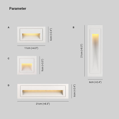 Inbouw LED Trapverlichting Buiten Minimalistisch met Bewegingssensor