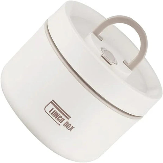 Isolerende Lunchbox met Handvat - Lekvrij Dubbelwandig voor Onderweg