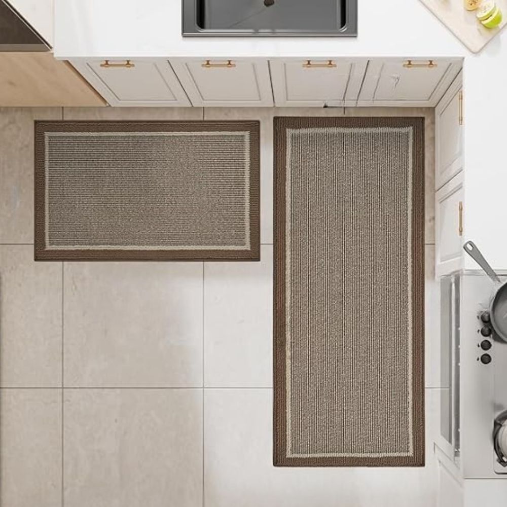 Keukenloper Antislip met Rand Design en Wasbaar Oppervlak