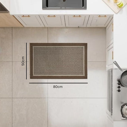 Keukenloper Antislip met Rand Design en Wasbaar Oppervlak