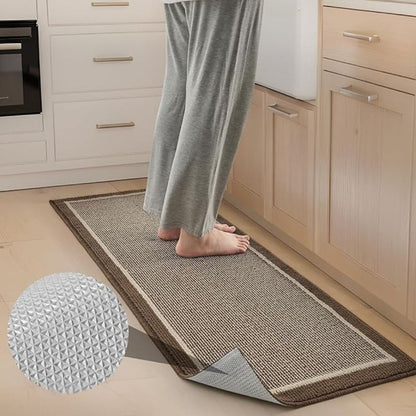 Keukenloper Antislip met Rand Design en Wasbaar Oppervlak
