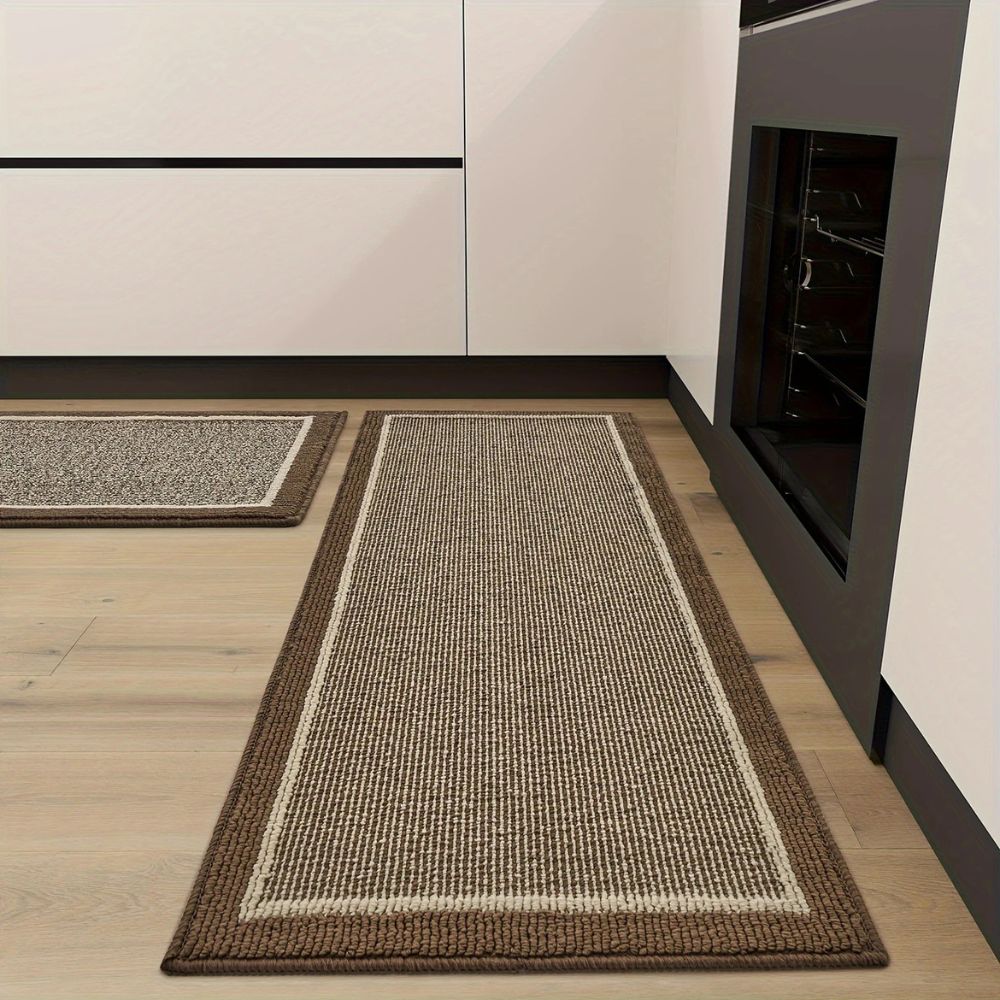 Keukenloper Antislip met Rand Design en Wasbaar Oppervlak
