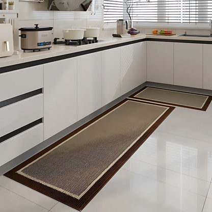 Keukenloper Antislip met Rand Design en Wasbaar Oppervlak