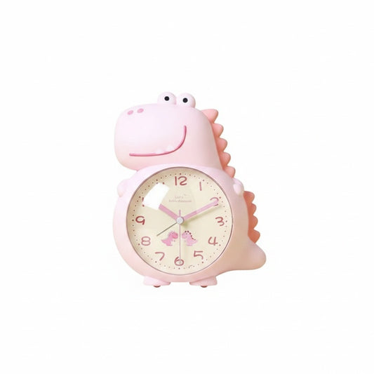 Kinder Wekker Dinosaurus met Weklicht en Stil Uurwerk