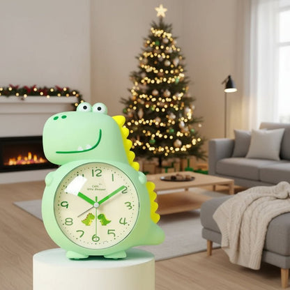 Kinder Wekker Dinosaurus met Weklicht en Stil Uurwerk